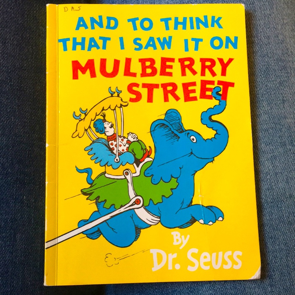 And to Think That I Saw it on Mulberry Street discontinued Dr. Seuss book